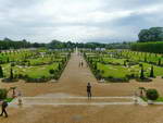 London  Schloß Hampton Court Gemächer von William III der östliche Garten (GB).